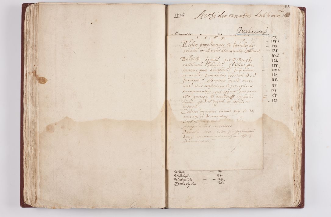Zdjęcie nr 147 dla obiektu archiwalnego: Liber visitationis ecclesiarum in civitate ac Dioecesi Cracoviensi consistentium... Philippi Padniwski Ep. Crac. 1565.