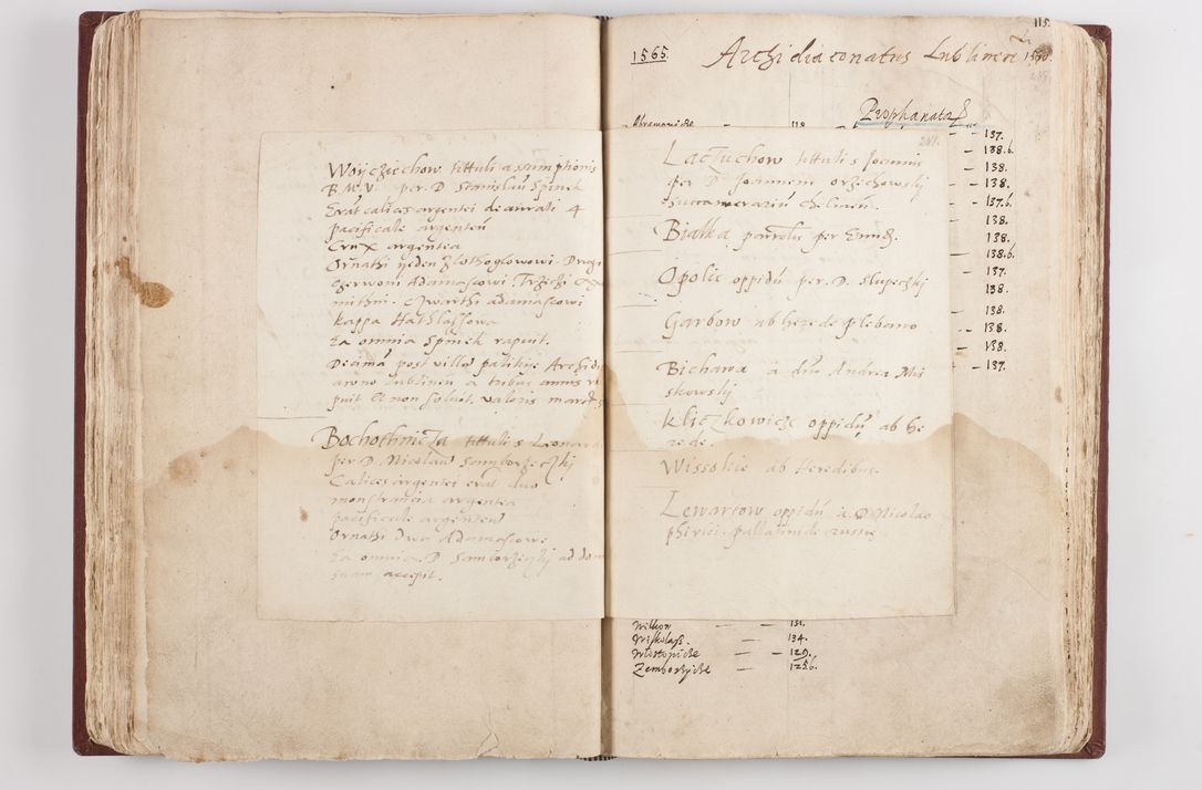 Zdjęcie nr 148 dla obiektu archiwalnego: Liber visitationis ecclesiarum in civitate ac Dioecesi Cracoviensi consistentium... Philippi Padniwski Ep. Crac. 1565.