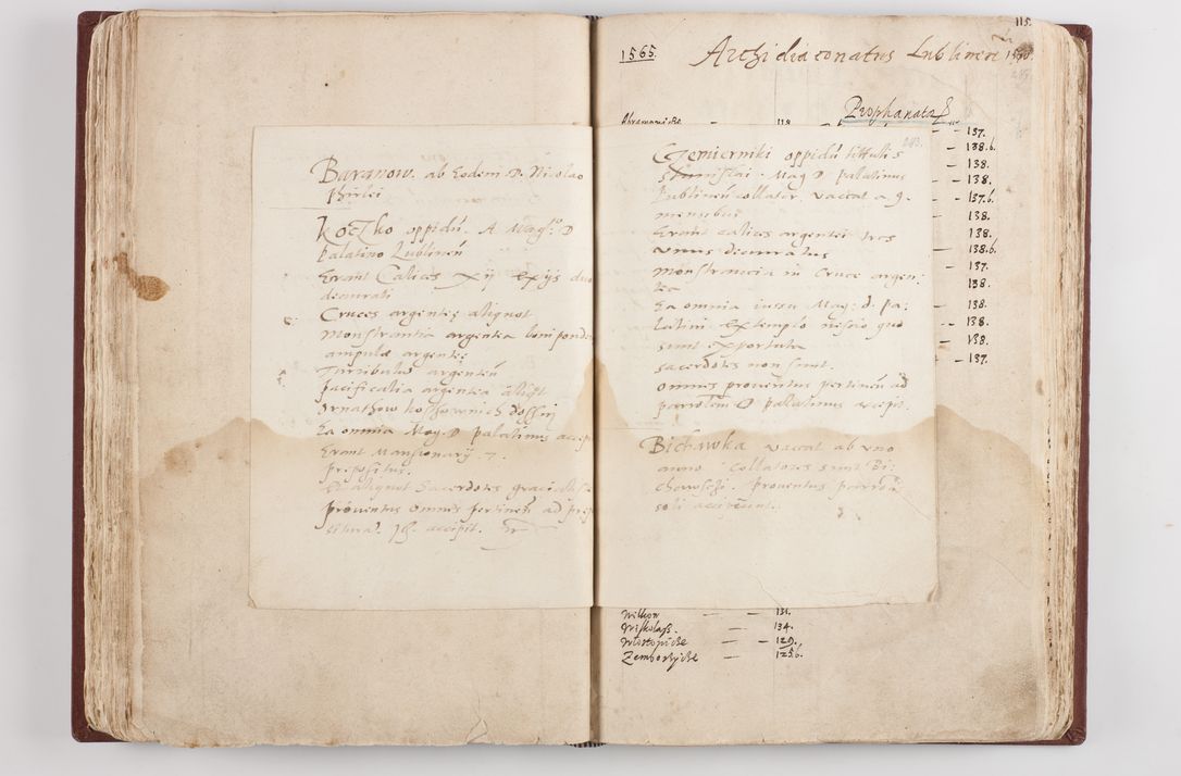 Zdjęcie nr 149 dla obiektu archiwalnego: Liber visitationis ecclesiarum in civitate ac Dioecesi Cracoviensi consistentium... Philippi Padniwski Ep. Crac. 1565.