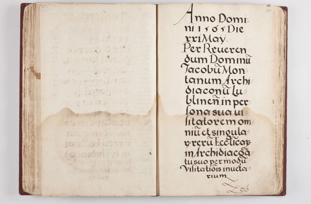 Zdjęcie nr 152 dla obiektu archiwalnego: Liber visitationis ecclesiarum in civitate ac Dioecesi Cracoviensi consistentium... Philippi Padniwski Ep. Crac. 1565.
