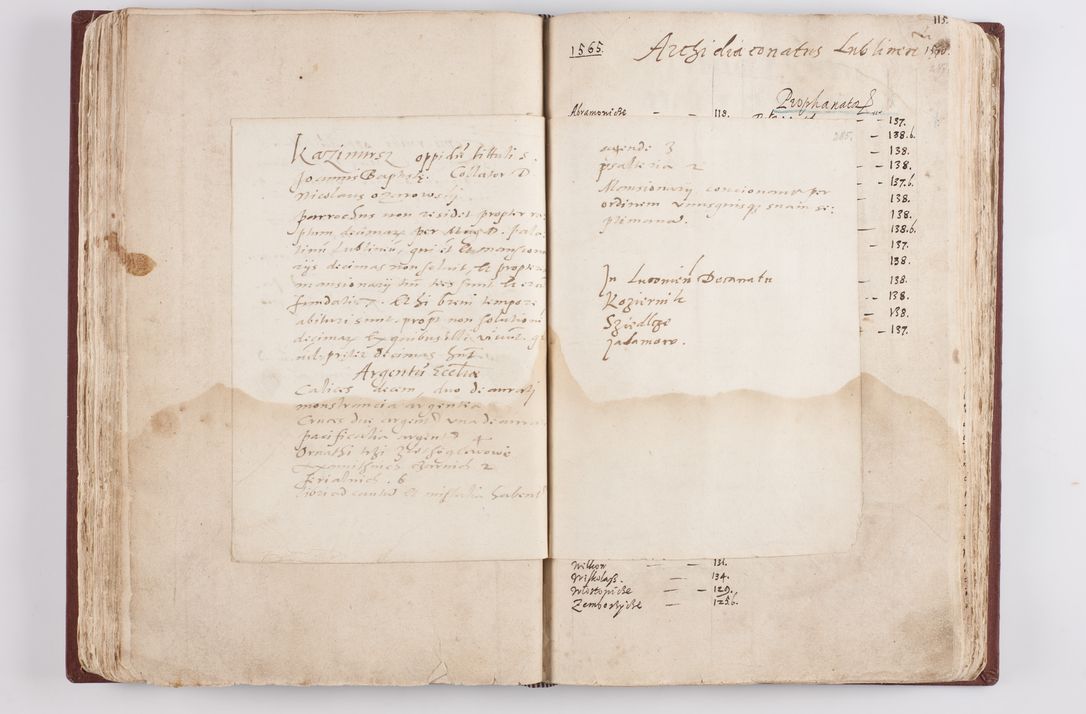 Zdjęcie nr 150 dla obiektu archiwalnego: Liber visitationis ecclesiarum in civitate ac Dioecesi Cracoviensi consistentium... Philippi Padniwski Ep. Crac. 1565.