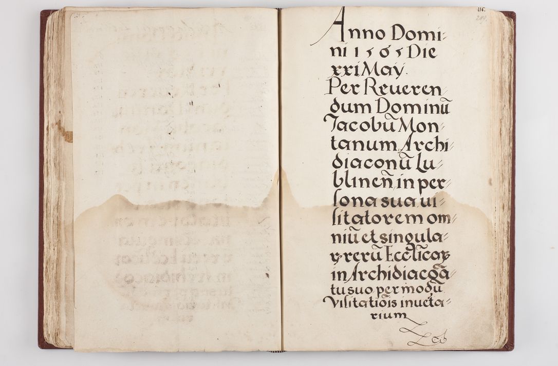 Zdjęcie nr 153 dla obiektu archiwalnego: Liber visitationis ecclesiarum in civitate ac Dioecesi Cracoviensi consistentium... Philippi Padniwski Ep. Crac. 1565.