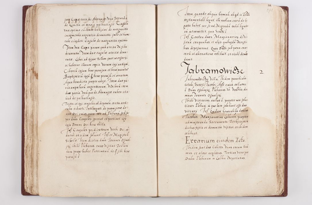 Zdjęcie nr 155 dla obiektu archiwalnego: Liber visitationis ecclesiarum in civitate ac Dioecesi Cracoviensi consistentium... Philippi Padniwski Ep. Crac. 1565.