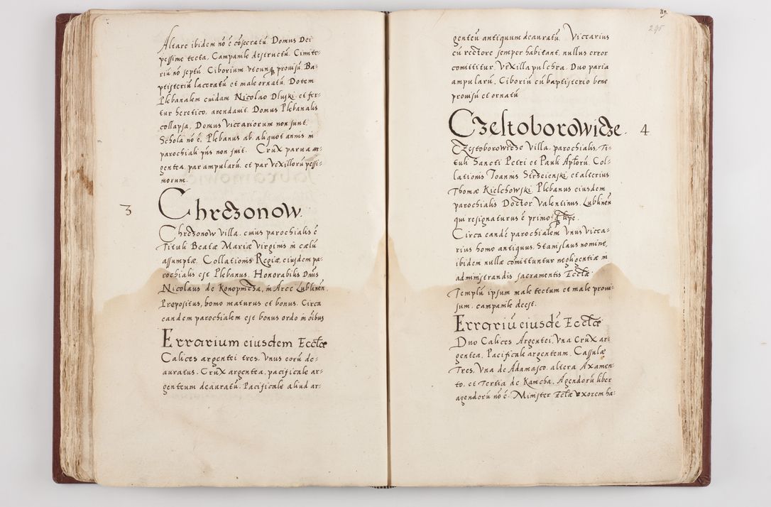 Zdjęcie nr 156 dla obiektu archiwalnego: Liber visitationis ecclesiarum in civitate ac Dioecesi Cracoviensi consistentium... Philippi Padniwski Ep. Crac. 1565.