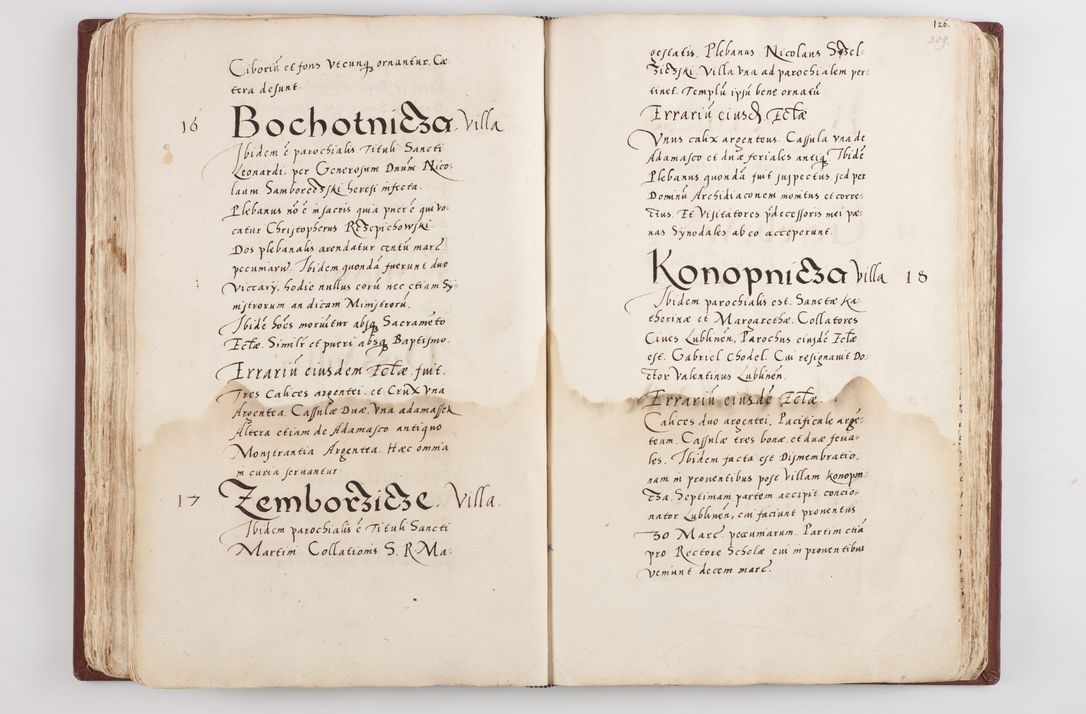 Zdjęcie nr 163 dla obiektu archiwalnego: Liber visitationis ecclesiarum in civitate ac Dioecesi Cracoviensi consistentium... Philippi Padniwski Ep. Crac. 1565.