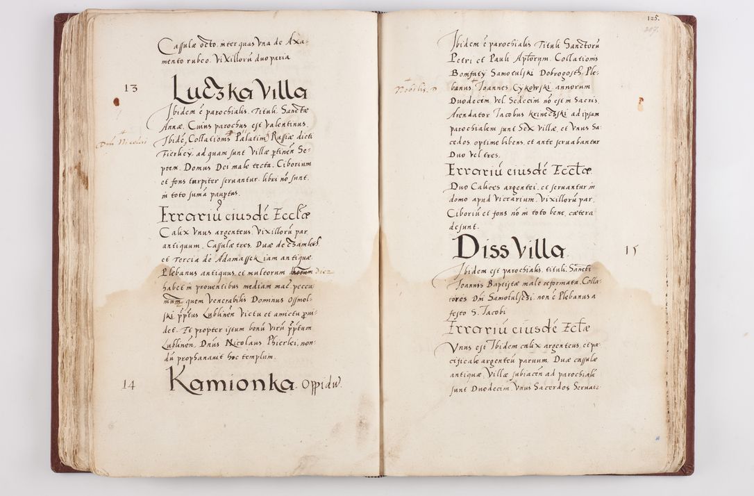 Zdjęcie nr 162 dla obiektu archiwalnego: Liber visitationis ecclesiarum in civitate ac Dioecesi Cracoviensi consistentium... Philippi Padniwski Ep. Crac. 1565.