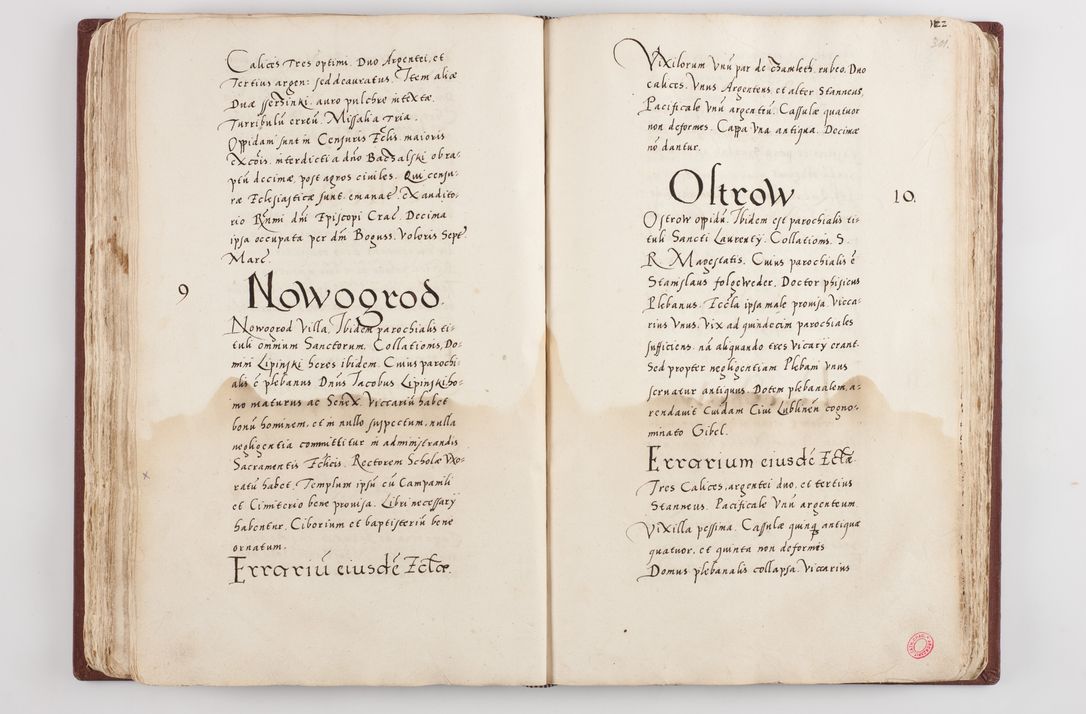 Zdjęcie nr 159 dla obiektu archiwalnego: Liber visitationis ecclesiarum in civitate ac Dioecesi Cracoviensi consistentium... Philippi Padniwski Ep. Crac. 1565.