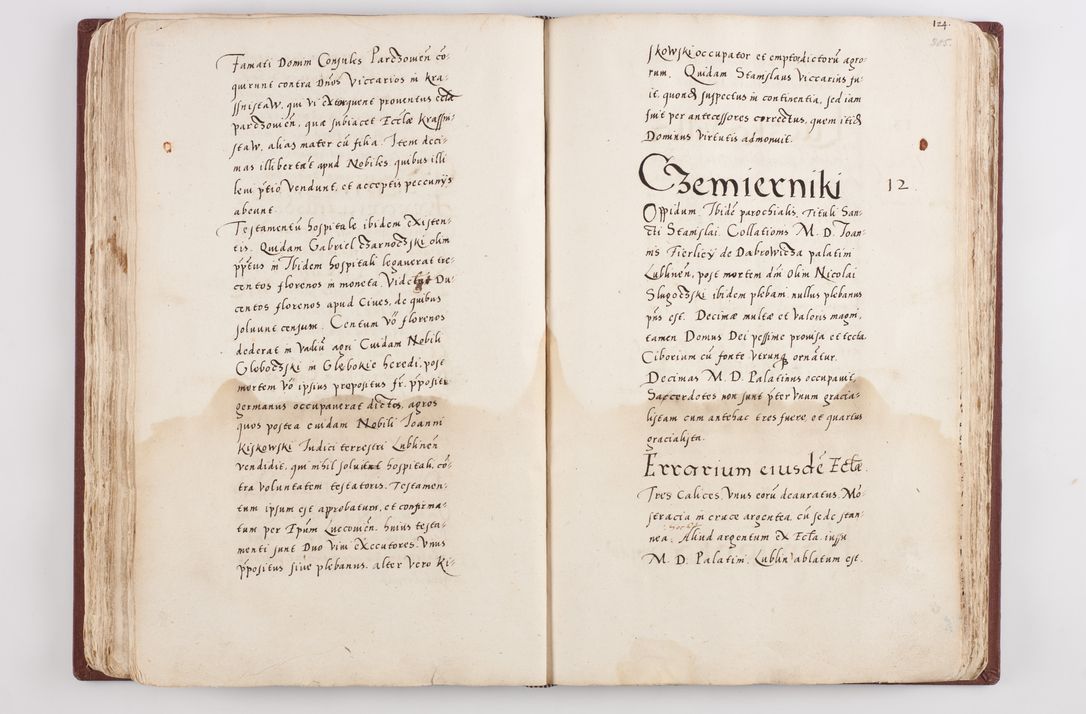Zdjęcie nr 161 dla obiektu archiwalnego: Liber visitationis ecclesiarum in civitate ac Dioecesi Cracoviensi consistentium... Philippi Padniwski Ep. Crac. 1565.