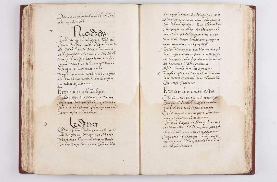 Zdjęcie nr 158 dla obiektu archiwalnego: Liber visitationis ecclesiarum in civitate ac Dioecesi Cracoviensi consistentium... Philippi Padniwski Ep. Crac. 1565.