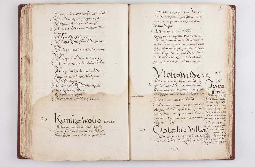 Zdjęcie nr 166 dla obiektu archiwalnego: Liber visitationis ecclesiarum in civitate ac Dioecesi Cracoviensi consistentium... Philippi Padniwski Ep. Crac. 1565.