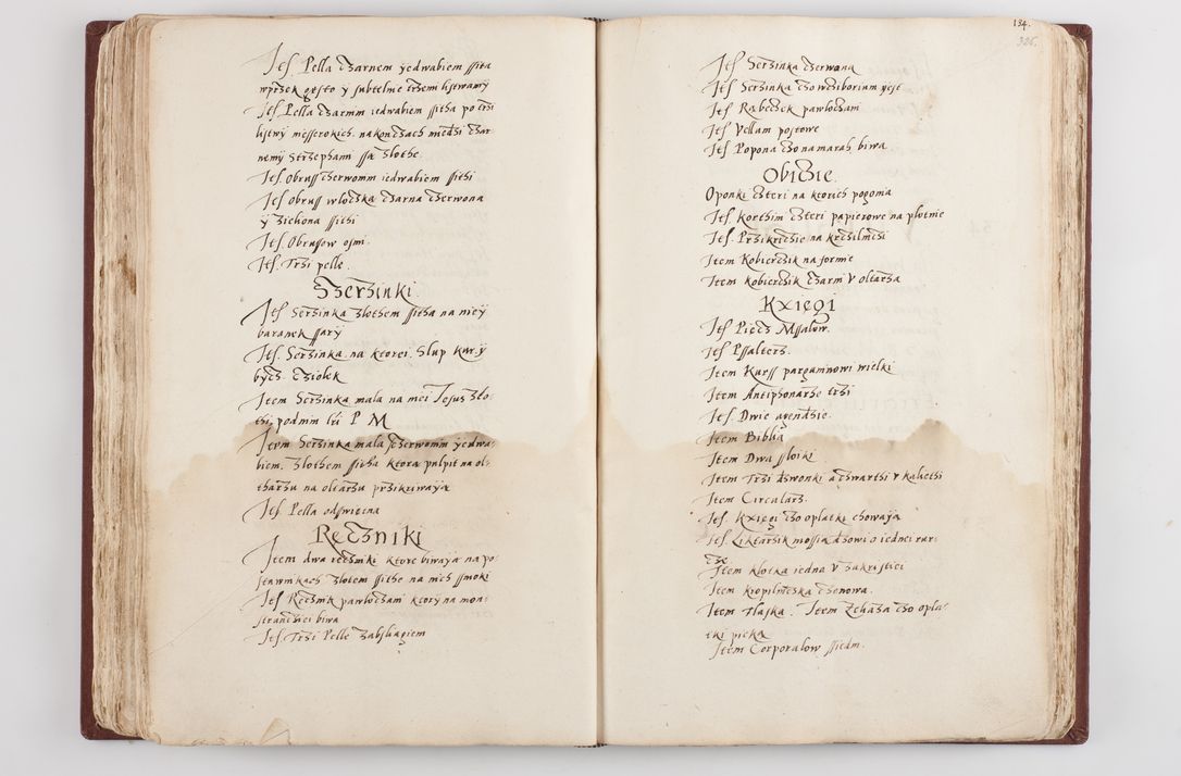 Zdjęcie nr 171 dla obiektu archiwalnego: Liber visitationis ecclesiarum in civitate ac Dioecesi Cracoviensi consistentium... Philippi Padniwski Ep. Crac. 1565.