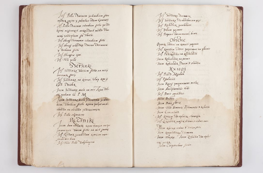 Zdjęcie nr 172 dla obiektu archiwalnego: Liber visitationis ecclesiarum in civitate ac Dioecesi Cracoviensi consistentium... Philippi Padniwski Ep. Crac. 1565.