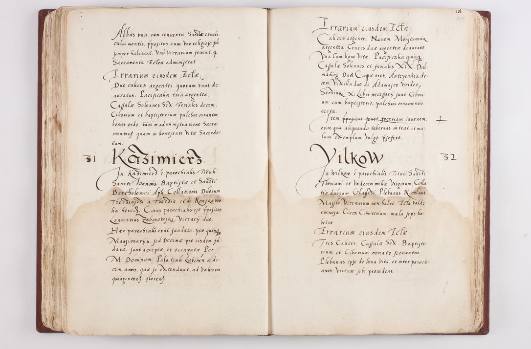 Zdjęcie nr 168 dla obiektu archiwalnego: Liber visitationis ecclesiarum in civitate ac Dioecesi Cracoviensi consistentium... Philippi Padniwski Ep. Crac. 1565.