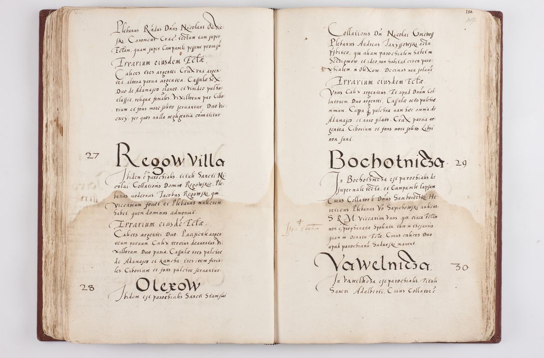 Zdjęcie nr 167 dla obiektu archiwalnego: Liber visitationis ecclesiarum in civitate ac Dioecesi Cracoviensi consistentium... Philippi Padniwski Ep. Crac. 1565.