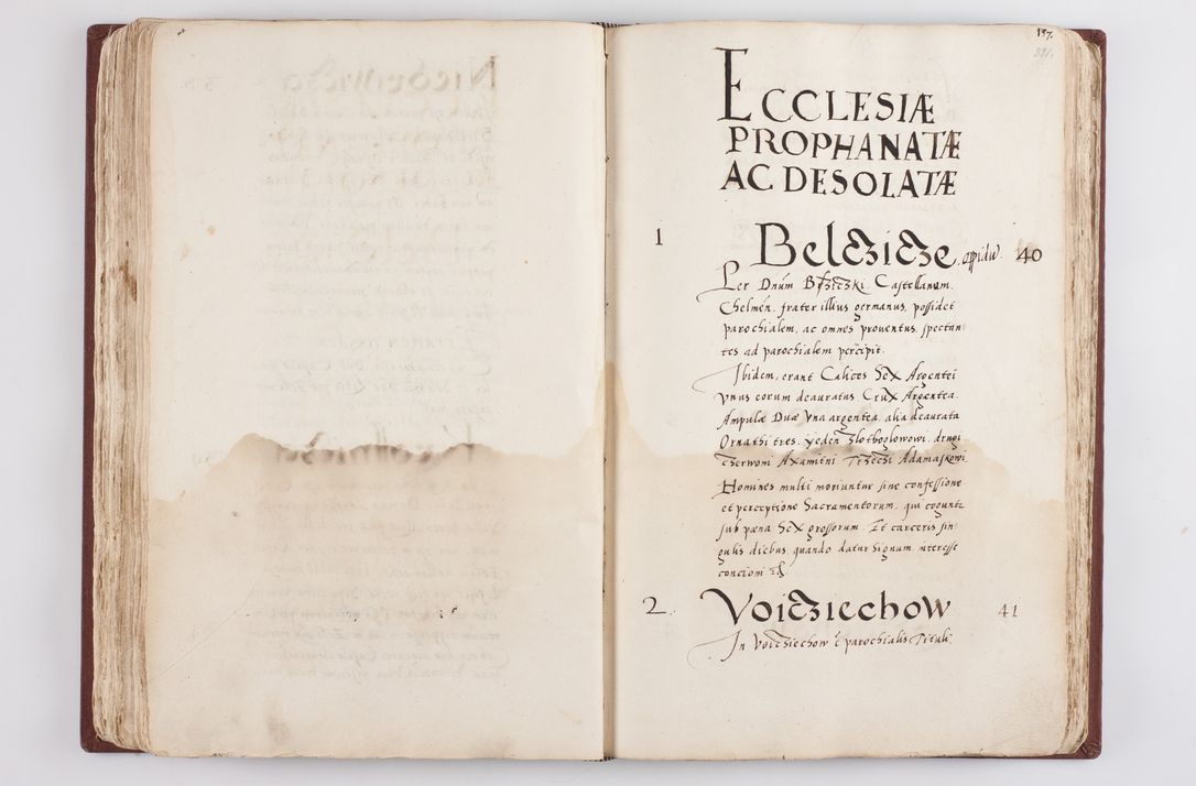 Zdjęcie nr 175 dla obiektu archiwalnego: Liber visitationis ecclesiarum in civitate ac Dioecesi Cracoviensi consistentium... Philippi Padniwski Ep. Crac. 1565.