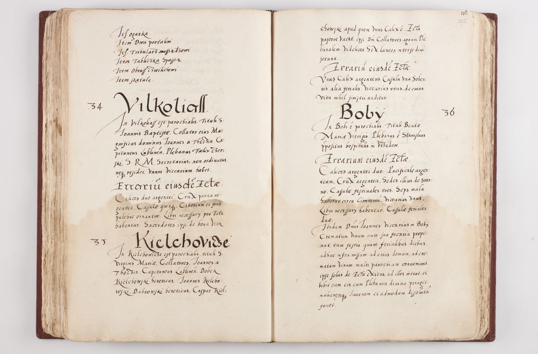 Zdjęcie nr 173 dla obiektu archiwalnego: Liber visitationis ecclesiarum in civitate ac Dioecesi Cracoviensi consistentium... Philippi Padniwski Ep. Crac. 1565.