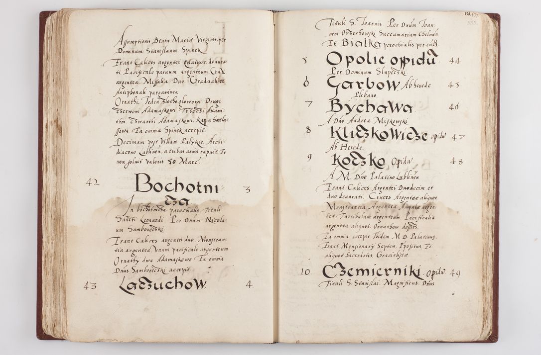 Zdjęcie nr 176 dla obiektu archiwalnego: Liber visitationis ecclesiarum in civitate ac Dioecesi Cracoviensi consistentium... Philippi Padniwski Ep. Crac. 1565.