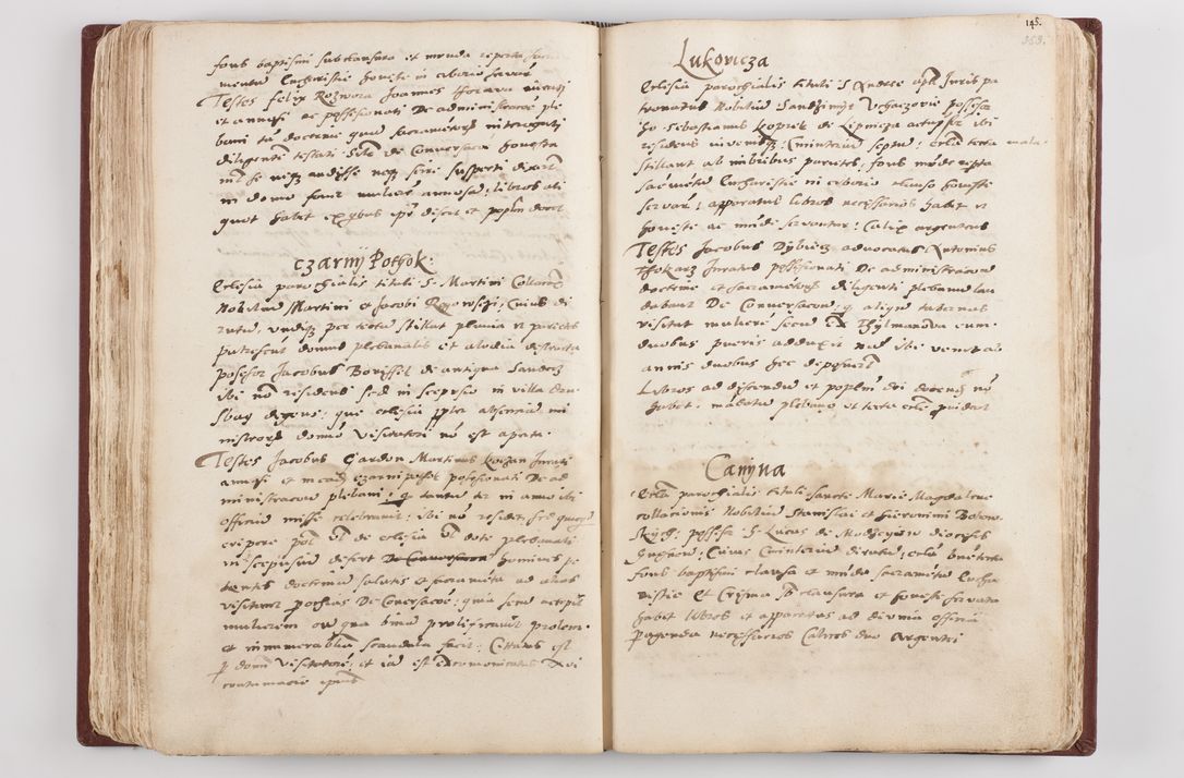 Zdjęcie nr 186 dla obiektu archiwalnego: Liber visitationis ecclesiarum in civitate ac Dioecesi Cracoviensi consistentium... Philippi Padniwski Ep. Crac. 1565.