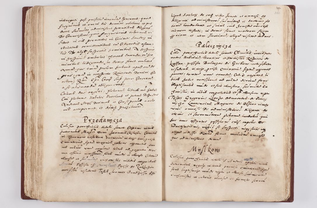 Zdjęcie nr 190 dla obiektu archiwalnego: Liber visitationis ecclesiarum in civitate ac Dioecesi Cracoviensi consistentium... Philippi Padniwski Ep. Crac. 1565.