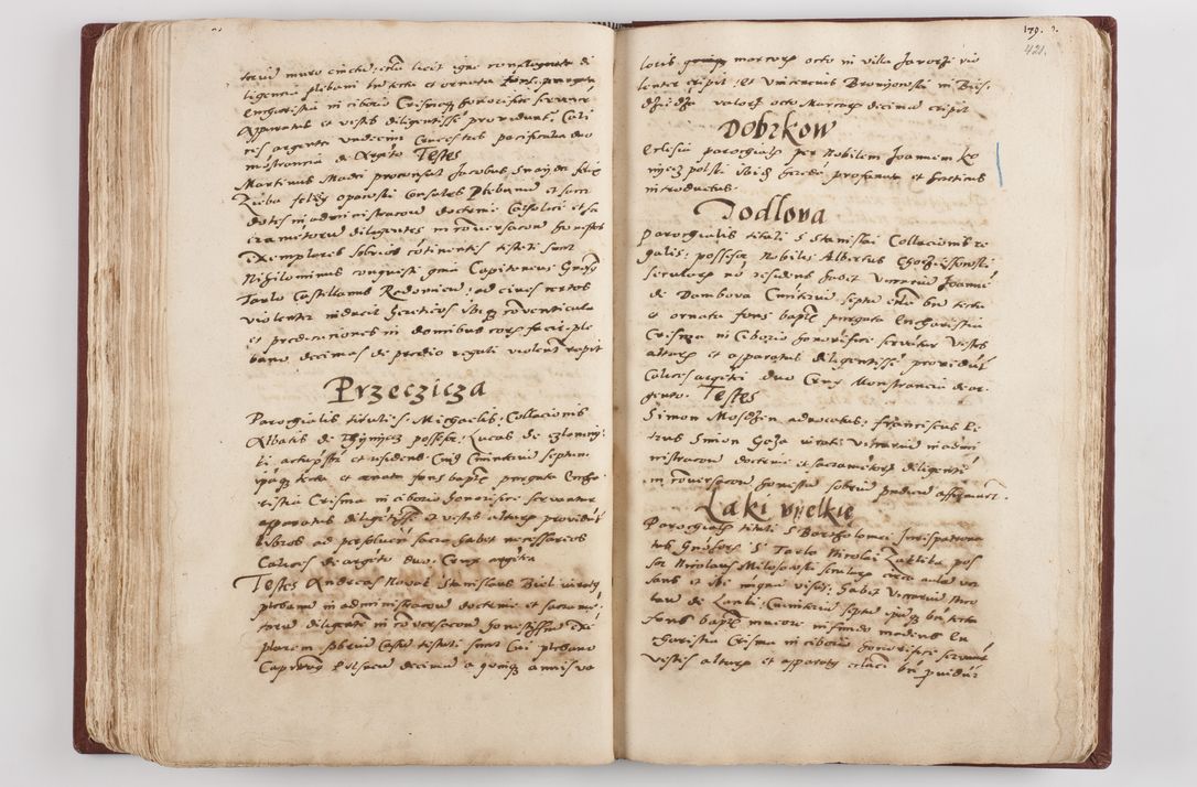 Zdjęcie nr 220 dla obiektu archiwalnego: Liber visitationis ecclesiarum in civitate ac Dioecesi Cracoviensi consistentium... Philippi Padniwski Ep. Crac. 1565.