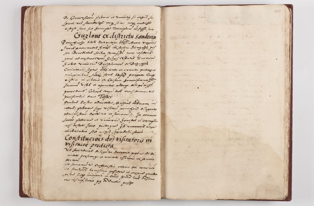 Zdjęcie nr 222 dla obiektu archiwalnego: Liber visitationis ecclesiarum in civitate ac Dioecesi Cracoviensi consistentium... Philippi Padniwski Ep. Crac. 1565.