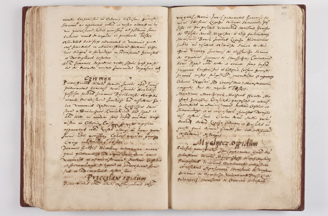 Zdjęcie nr 218 dla obiektu archiwalnego: Liber visitationis ecclesiarum in civitate ac Dioecesi Cracoviensi consistentium... Philippi Padniwski Ep. Crac. 1565.