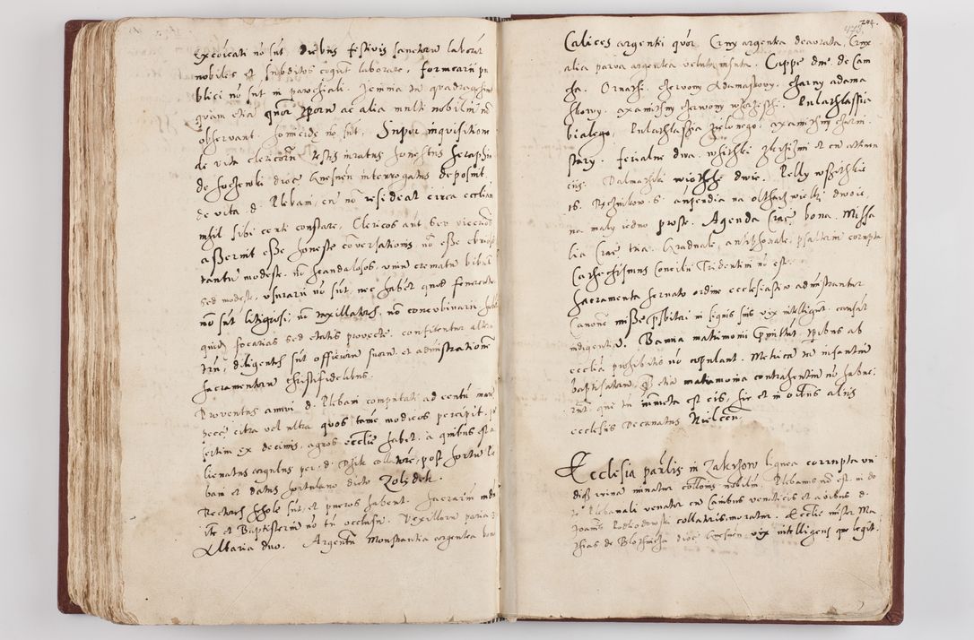 Zdjęcie nr 246 dla obiektu archiwalnego: Liber visitationis ecclesiarum in civitate ac Dioecesi Cracoviensi consistentium... Philippi Padniwski Ep. Crac. 1565.