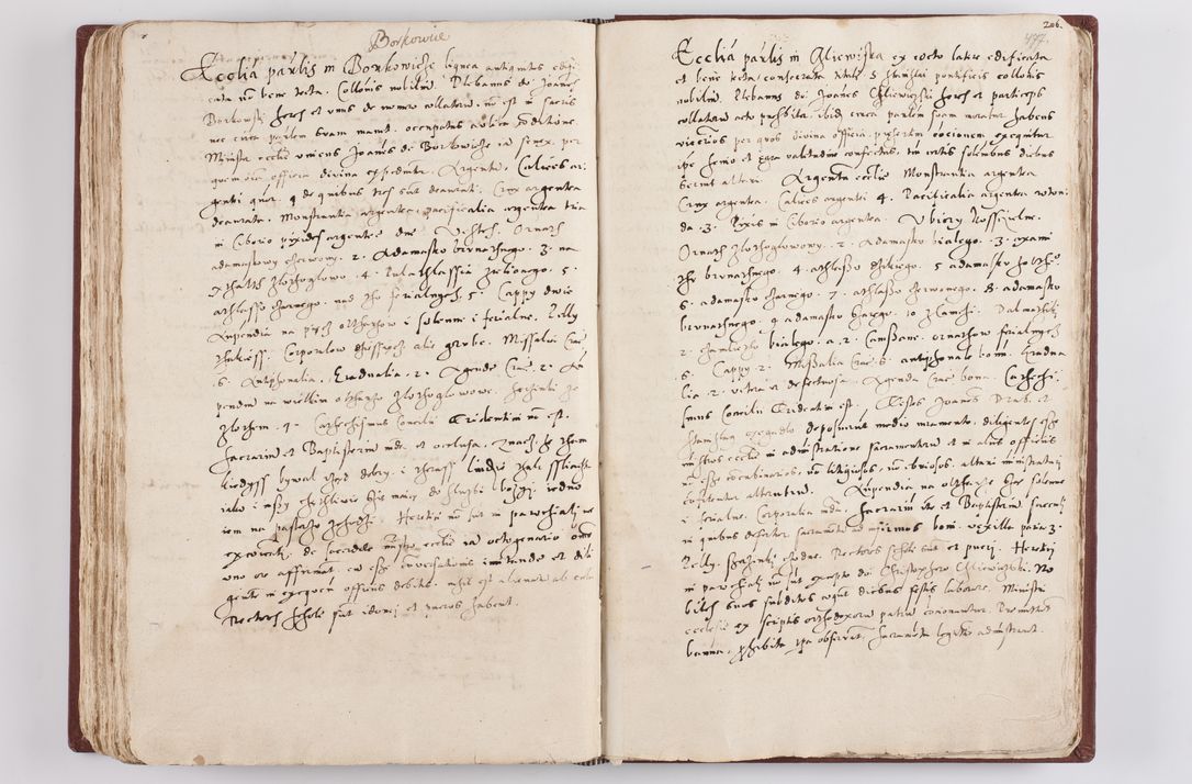 Zdjęcie nr 248 dla obiektu archiwalnego: Liber visitationis ecclesiarum in civitate ac Dioecesi Cracoviensi consistentium... Philippi Padniwski Ep. Crac. 1565.