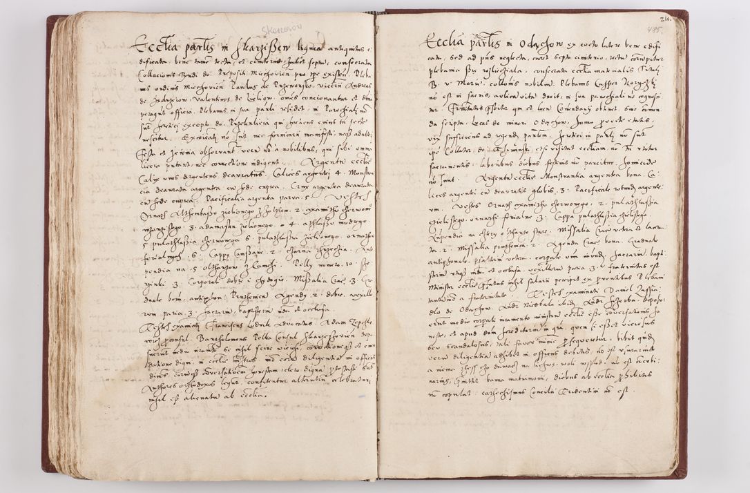 Zdjęcie nr 252 dla obiektu archiwalnego: Liber visitationis ecclesiarum in civitate ac Dioecesi Cracoviensi consistentium... Philippi Padniwski Ep. Crac. 1565.