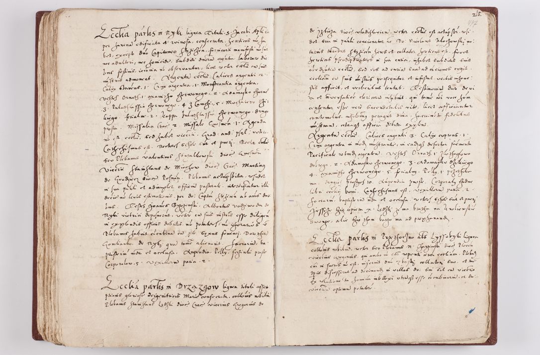 Zdjęcie nr 258 dla obiektu archiwalnego: Liber visitationis ecclesiarum in civitate ac Dioecesi Cracoviensi consistentium... Philippi Padniwski Ep. Crac. 1565.