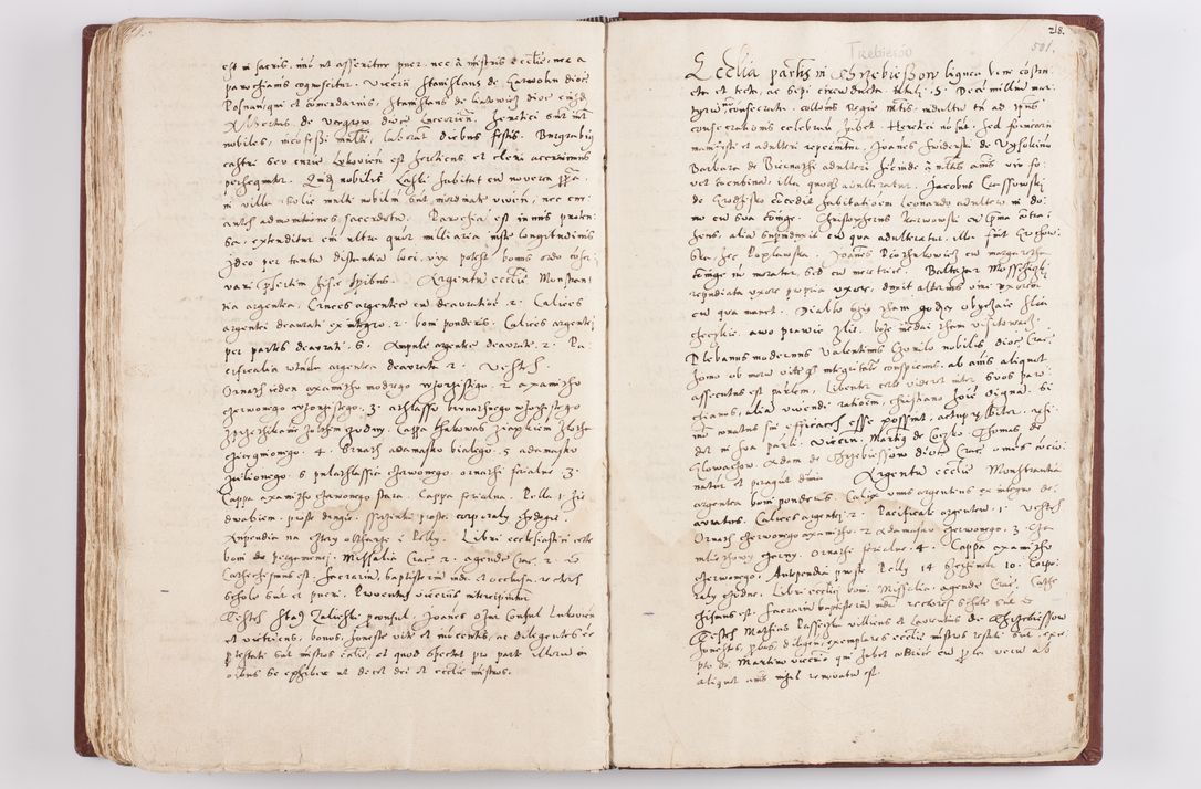 Zdjęcie nr 260 dla obiektu archiwalnego: Liber visitationis ecclesiarum in civitate ac Dioecesi Cracoviensi consistentium... Philippi Padniwski Ep. Crac. 1565.