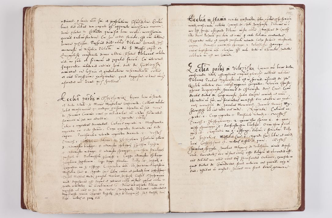 Zdjęcie nr 262 dla obiektu archiwalnego: Liber visitationis ecclesiarum in civitate ac Dioecesi Cracoviensi consistentium... Philippi Padniwski Ep. Crac. 1565.