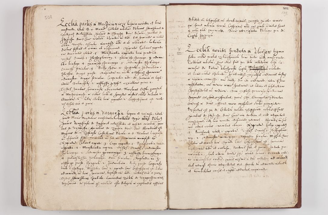 Zdjęcie nr 264 dla obiektu archiwalnego: Liber visitationis ecclesiarum in civitate ac Dioecesi Cracoviensi consistentium... Philippi Padniwski Ep. Crac. 1565.