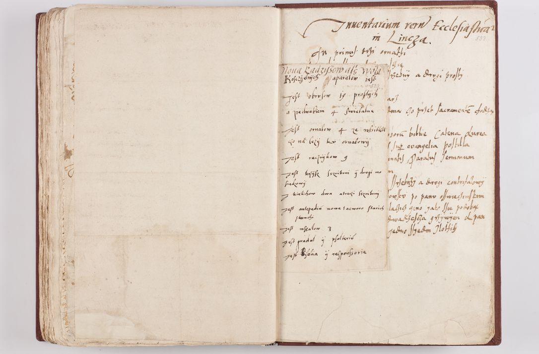 Zdjęcie nr 274 dla obiektu archiwalnego: Liber visitationis ecclesiarum in civitate ac Dioecesi Cracoviensi consistentium... Philippi Padniwski Ep. Crac. 1565.
