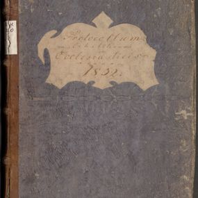 Zdjęcie nr 1 dla obiektu archiwalnego: Protocollon exhibitorum in Ecclesiasticis ex anno 1832
