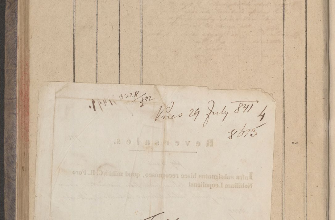 Zdjęcie nr 328 dla obiektu archiwalnego: Protocollon exhibitorum in Ecclesiasticis ex anno 1832
