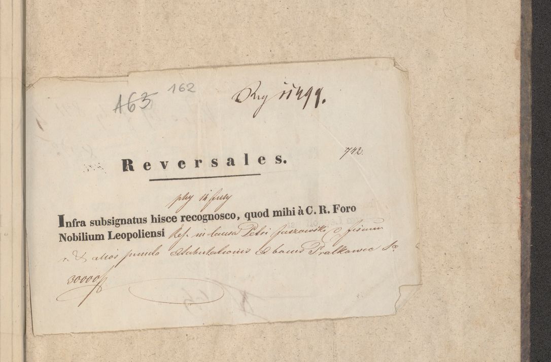 Zdjęcie nr 327 dla obiektu archiwalnego: Protocollon exhibitorum in Ecclesiasticis ex anno 1832