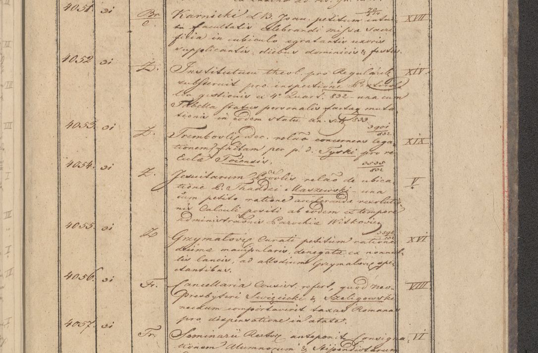 Zdjęcie nr 323 dla obiektu archiwalnego: Protocollon exhibitorum in Ecclesiasticis ex anno 1832