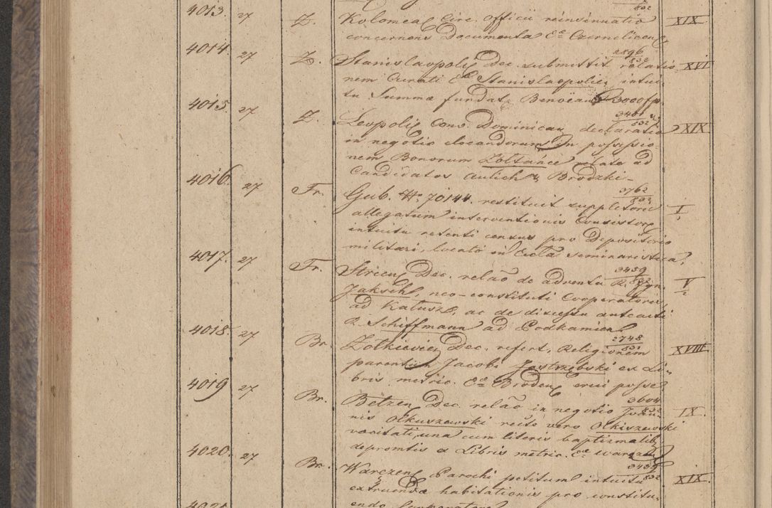 Zdjęcie nr 320 dla obiektu archiwalnego: Protocollon exhibitorum in Ecclesiasticis ex anno 1832