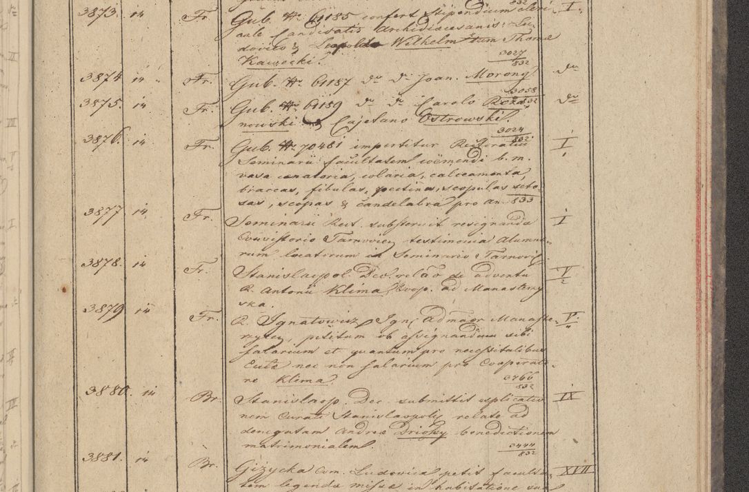 Zdjęcie nr 309 dla obiektu archiwalnego: Protocollon exhibitorum in Ecclesiasticis ex anno 1832