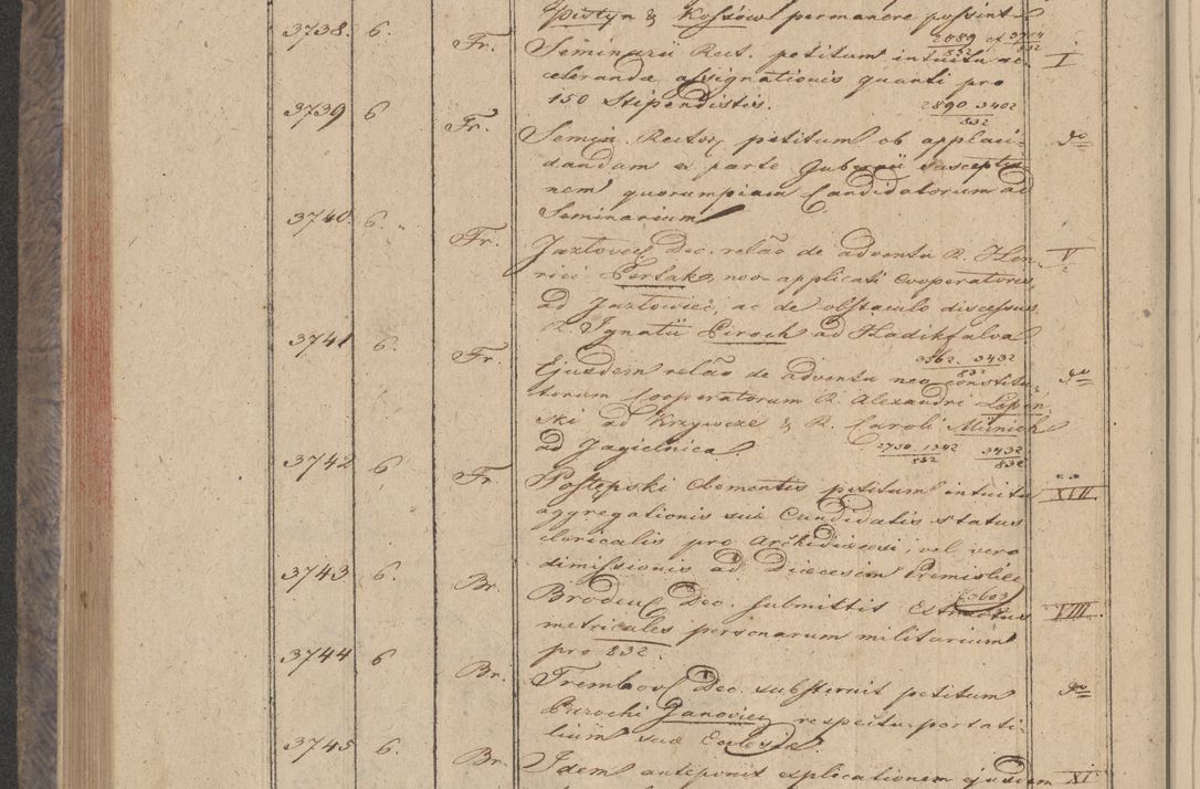 Zdjęcie nr 298 dla obiektu archiwalnego: Protocollon exhibitorum in Ecclesiasticis ex anno 1832