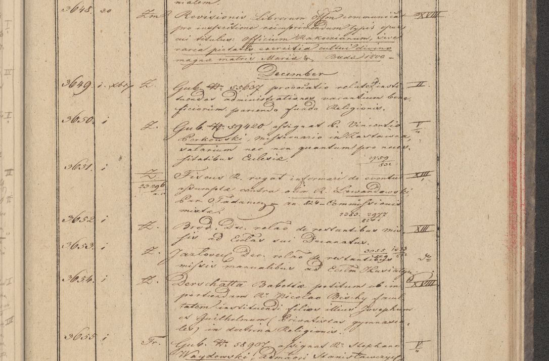 Zdjęcie nr 291 dla obiektu archiwalnego: Protocollon exhibitorum in Ecclesiasticis ex anno 1832