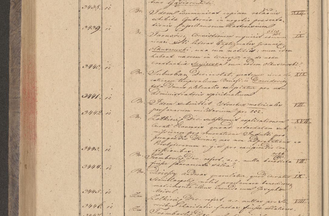 Zdjęcie nr 274 dla obiektu archiwalnego: Protocollon exhibitorum in Ecclesiasticis ex anno 1832