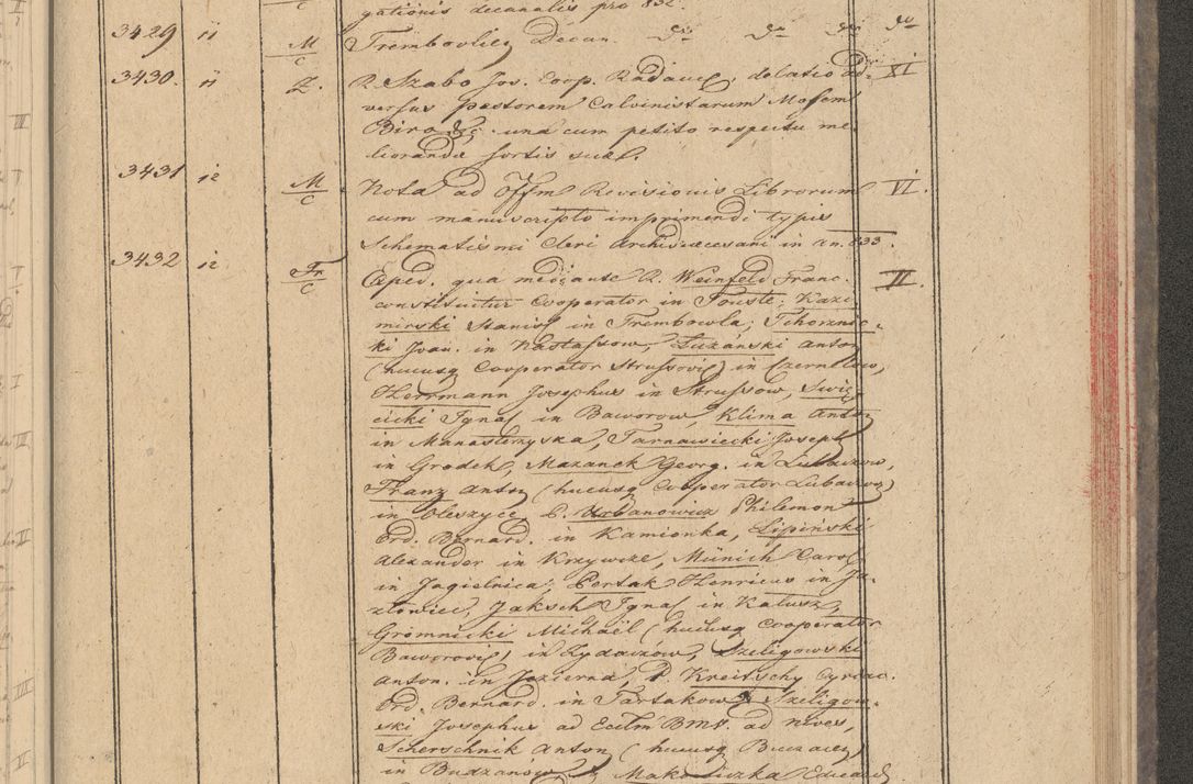 Zdjęcie nr 273 dla obiektu archiwalnego: Protocollon exhibitorum in Ecclesiasticis ex anno 1832