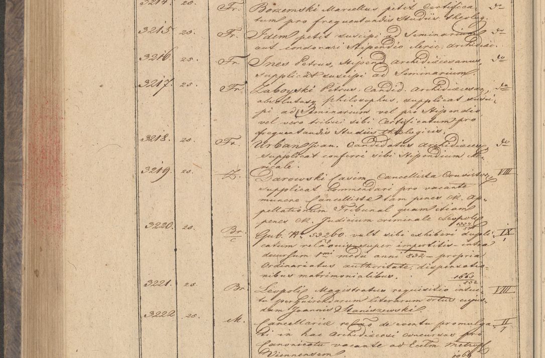 Zdjęcie nr 256 dla obiektu archiwalnego: Protocollon exhibitorum in Ecclesiasticis ex anno 1832