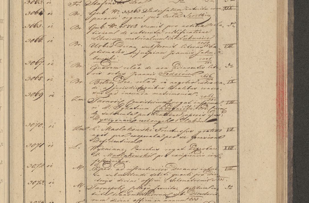 Zdjęcie nr 245 dla obiektu archiwalnego: Protocollon exhibitorum in Ecclesiasticis ex anno 1832