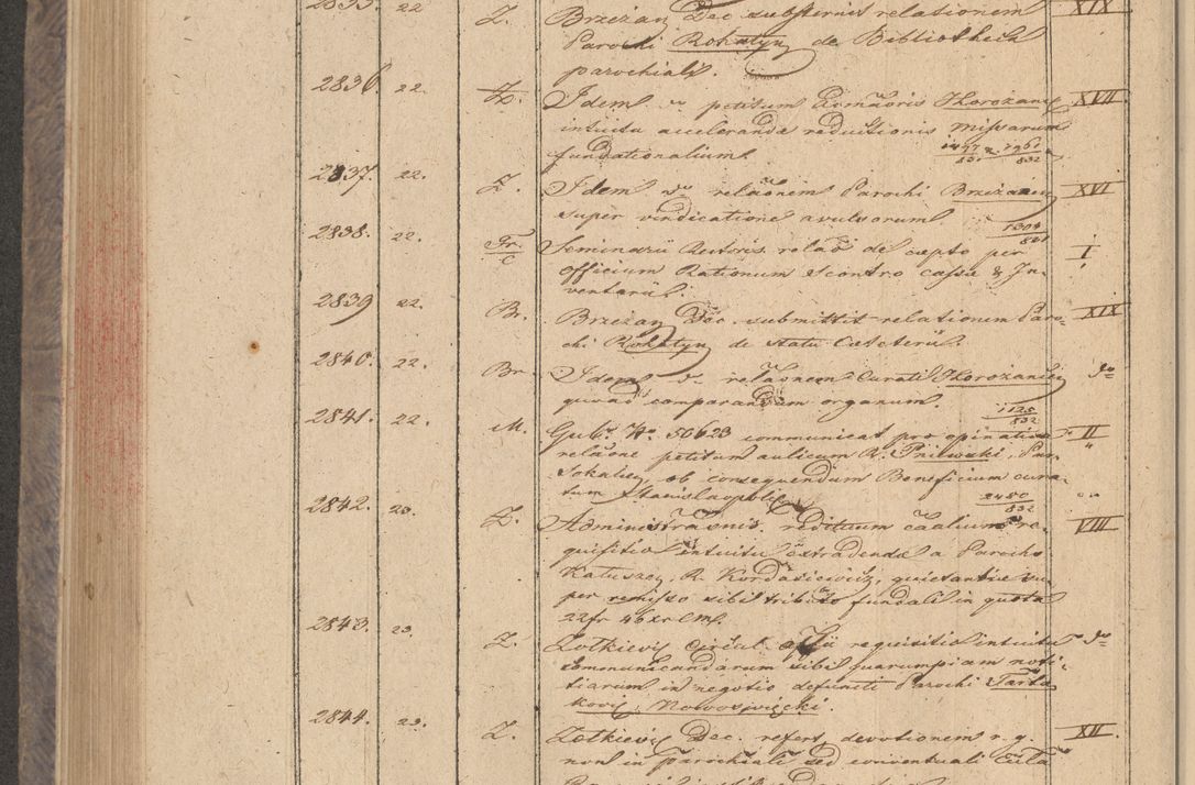 Zdjęcie nr 230 dla obiektu archiwalnego: Protocollon exhibitorum in Ecclesiasticis ex anno 1832
