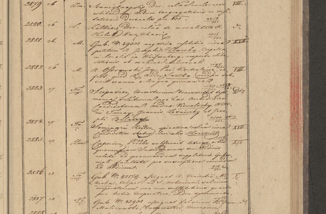 Zdjęcie nr 233 dla obiektu archiwalnego: Protocollon exhibitorum in Ecclesiasticis ex anno 1832