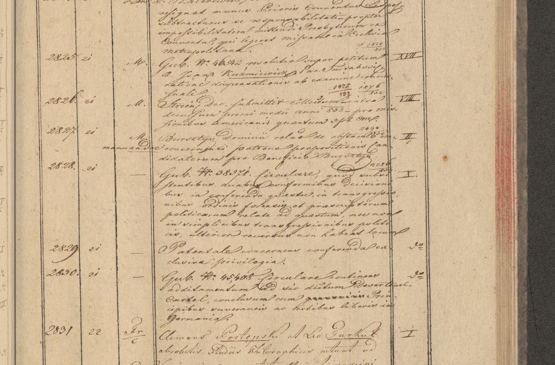 Zdjęcie nr 229 dla obiektu archiwalnego: Protocollon exhibitorum in Ecclesiasticis ex anno 1832