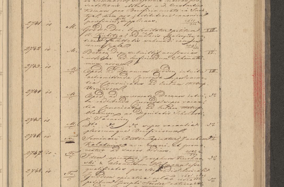 Zdjęcie nr 223 dla obiektu archiwalnego: Protocollon exhibitorum in Ecclesiasticis ex anno 1832